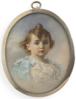 Portrait of the Tsesarevich Alexei Nikolaevich of Russia (1904-1918), c. 1906. Creator: Zehngraf, Johannes (1857-1908).