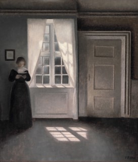 Interior, Strandgade 30, 1900. Creator: Hammershøi, Vilhelm (1864-1916).