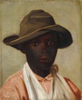 Portratt of a boy, 1852-1854. Creator: Pissarro, Camille (1830-1903).