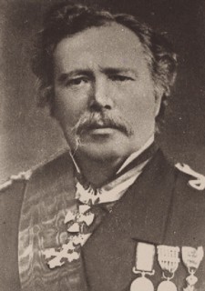Portrait of Admiral Vittorio Arminjon (1830-1897). Creator: Anonymous.