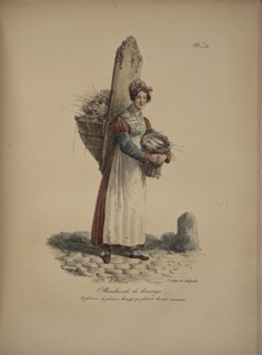 Herring Merchant. From the Series "Cris de Paris" (The Cries of Paris), 1815. Creator: Vernet, Carle (1758-1836).