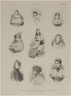 Portraits of Empress Alexandra Fyodorovna of Russia (1872-1918), 1896. Creator: Anonymous.
