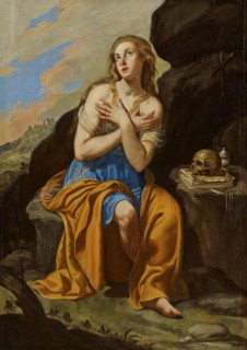 Saint Mary Magdalene, ca 1650-1654. Creator: Gentileschi, Artemisia (1598-1653).