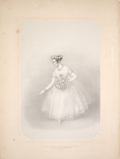 Souvenir d'adieu de Marie Taglioni , 1845. Creator: Anonymous.