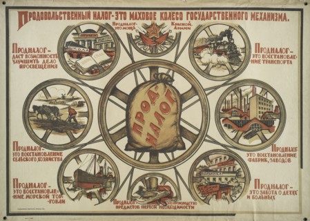 Prodnalog (food tax), 1921. Creator: Iwanow, Sergei Iwanowitsch (1885-1942).