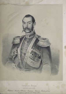 Felix Antonowitsch Krukowski (1804-1852), major general, ataman of the Caucasian line army. Creator: Timm, Wassili (George Wilhelm) (1820-1895).