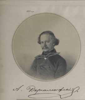 Portrait of the composer Alexander Dargomyschski (1813-1869), 1853. Creator: Timm, Wassili (George Wilhelm) (1820-1895).