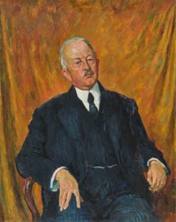 Portrait of Dr. Wilhelm Carl Escher, 1926. Creator: Giacometti, Giovanni (1868-1933).