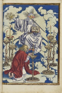 John's vision of the candlestick. From the Apocalypse (Revelation of John), 1511. Creator: Dürer, Albrecht (1471-1528).