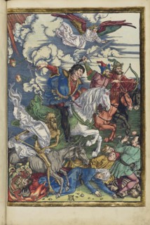 The Four Horsemen of the Apocalypse. From the Apocalypse (Revelation of John), 1511. Creator: Dürer, Albrecht (1471-1528).