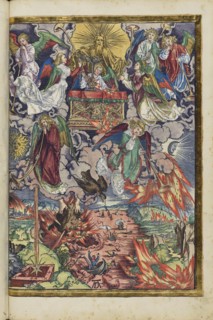 The seventh seal and the first four trumpets. From the Apocalypse (Revelation of John), 1511. Creator: Dürer, Albrecht (1471-1528).