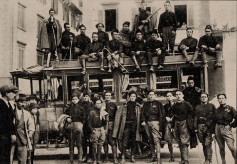 The Action Team (Squadristi) of Lucca, 1922, 1922. Creator: Unknown photographer.