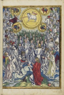 The Adoration of the Lamb and the Song of the Elect. From the Apocalypse (Revelation of John), 1511. Creator: Dürer, Albrecht (1471-1528).