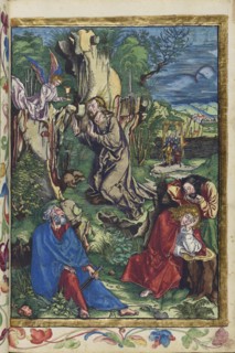 Christ on the Mount of Olives. From the Great Passion (Passio domini nostri Jesu), 1511. Creator: Dürer, Albrecht (1471-1528).