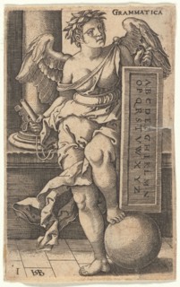 The grammar from the episode "The Seven Liberal Arts", 1530-1540. Creator: Beham, Hans Sebald (1500-1550).