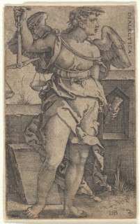 The Dialectic, from the episode "The Seven Liberal Arts", 1530-1540. Creator: Beham, Hans Sebald (1500-1550).
