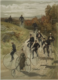 Ride a bike, c.1880. Creator: Sandham, Henry (1842-1910).