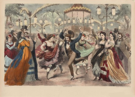 Le bal Mabile, c.1855. Creator: Provost, A. (active 1834-1855).