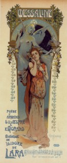 Poster for the opera Messaline by Isidore de Lara, 1899. Creator: Lorant-Heilbronn, Vincent (1874-1912).
