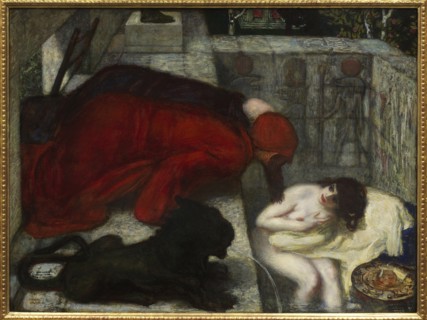 Susanna in the bath, 1896. Creator: Stuck, Franz, Ritter von (1863-1928).