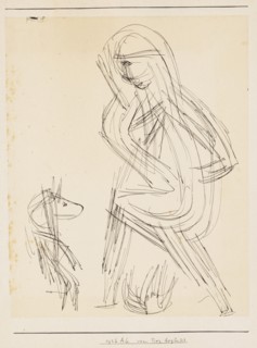 accompanied by the animal, 1926. Creator: Klee, Paul (1879-1940).