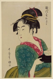 Naniwaya Okita, 1793. Creator: Utamaro, Kitagawa (1753-1806).