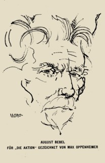 Portrait of August Bebel (1840-1913). Creator: Oppenheimer, Max (1885-1954).