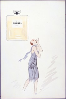Chanel N°5 Paris, from album White Bottoms, 1927. Creator: Sem, (Georges Goursat) (1863-1934).