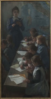 The Dictation (Il dettato), 1891. Creator: Cosola, Demetrio (1851-1895).