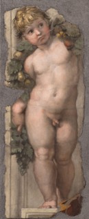 Putto with garland, c.1512. Creator: Raffael (Raffaello Sanzio da Urbino) (1483-1520).