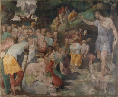 The sermon of John the Baptist, 1553-1554. Creator: Tibaldi, Pellegrino (1527-1596).