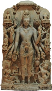 Statue of the twelve-armed Avalokiteshvara, 8th century. Creator: Tibetan Culture.