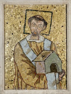 Portrait of Pope John VII, 705-707. Creator: Byzantine Master.