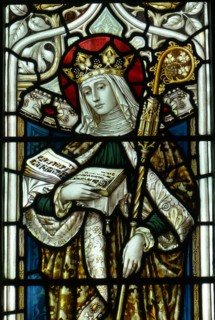 Saint Ethelburga. Creator: Unknown Master.