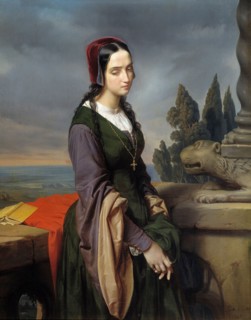 Pia de' Tolomei, 1846. Creator: Sala, Eliseo (1813-1879).