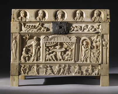 The Lipsanothek (reliquary) of Brescia, Second half of the 4th century. Creator: Frühchristliche Kunst.