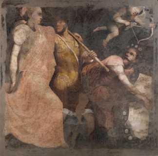 The generosity of Scipio Africanus, c.1557. Creator: Gambara, Lattanzio (around 1530-1574).