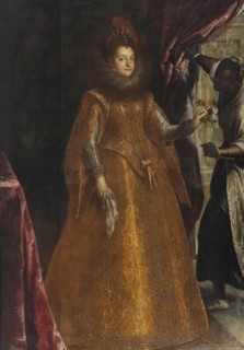 Portrait of Giulia d'Este (1588-1645), 1609. Creator: Peranda, Sante (1566-1638).