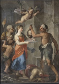 The beheading of John the Baptist, 1675. Creator: Bricci, Plautilla (1616-1705).