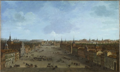 View of Calle de Alcalá in Madrid, c.1750-1752. Creator: Joli, Antonio (1700-1777).
