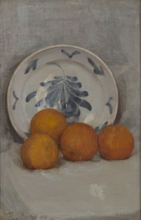 Still life with oranges, 1900. Creator: Mondrian, Piet (1872-1944).