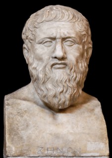Plato (Roman copy based on Greek original), Last quarter of the 4th century.. Creator: Römische Antike Kunst, Klassische Skulptur  .
