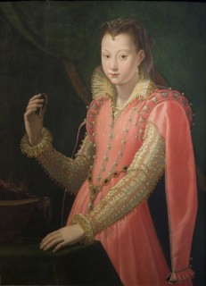 Portrait of a young woman as Porcia Catonis, Second half of the 16th century. Creator: Santi di Tito (1536-1603).