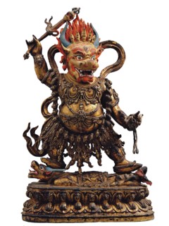 Death god Yama, 16th century. Creator: Chinese Master.