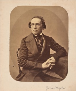 Portrait of composer Giacomo Meyerbeer (1791-1864), c.1860. Creator: Petit, Pierre (1598-1677).