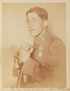 Oskar Kokoschka as Lieutenant, 1916. Creator: Unknown photographer.