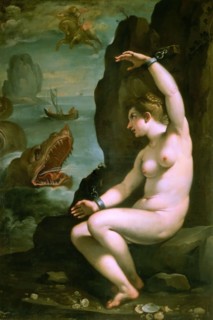 Perseus frees Andromeda, c.1612. Creator: Manetti, Rutilio (1571-1639).