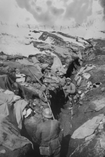 Italy, 1st line trenches, 7July 1918. Creator: Bain News Service.