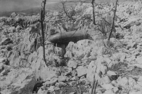 An Austrian "dud", 305 shell, 1918. Creator: Bain News Service.