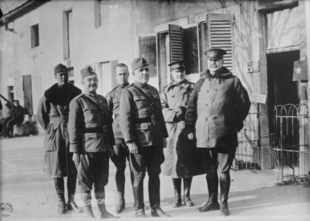 Maj. Gens. J.T. Dickman & C.T. Bailey, 11 Nov 1918. Creator: Bain News Service.